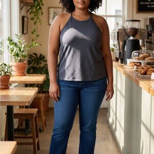 Athleta blue  Women's top spaghetti straps plus size